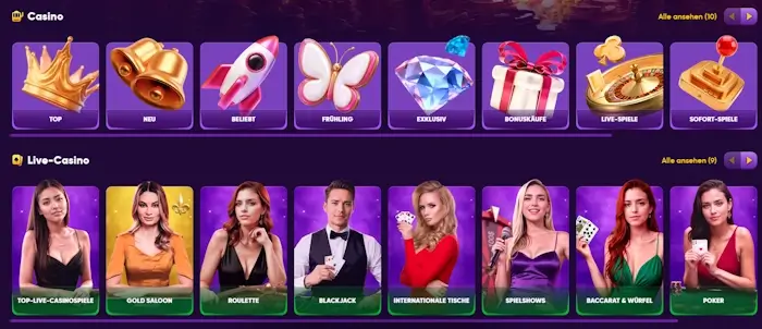Online-Spielautomaten im Kingmaker Casino